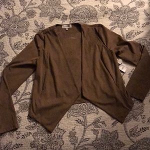 Brown suede jacket